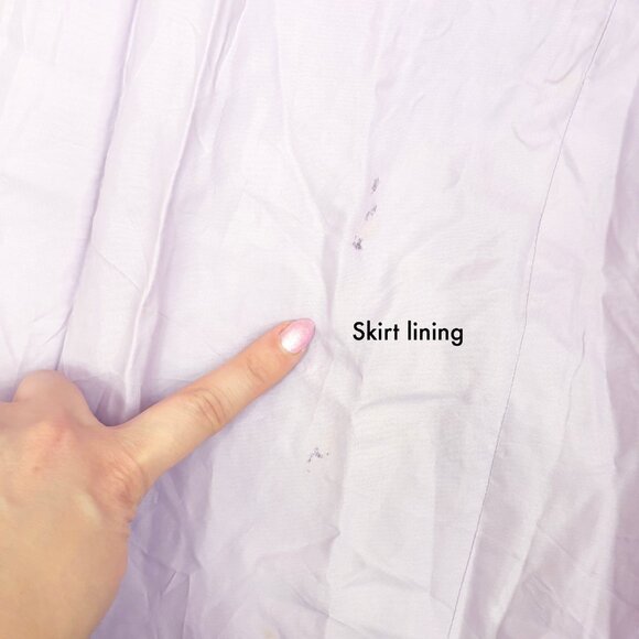 Vintage purple knife-pleat ruffle maxi dress AS-IS size Small - Picture 12 of 15